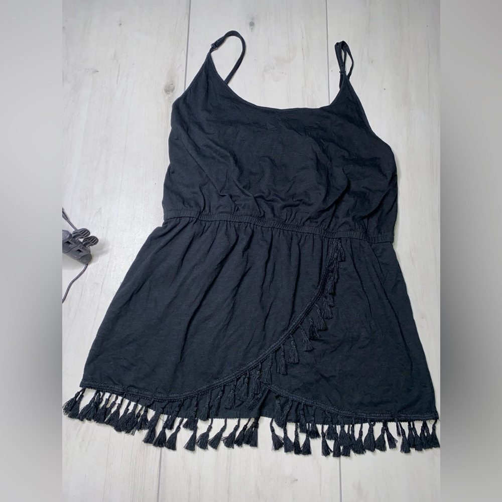 Victoria's Secret Black Gathered Top